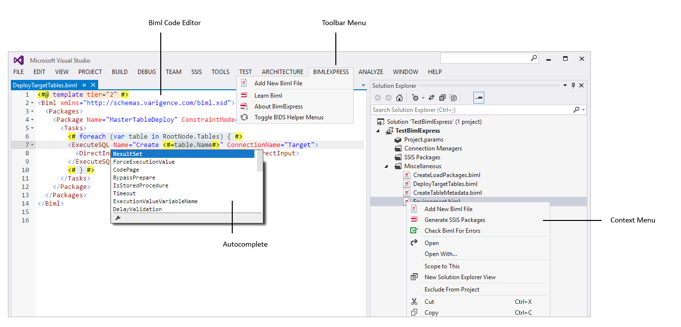 BimlExpress Overview BimlExpress Overview