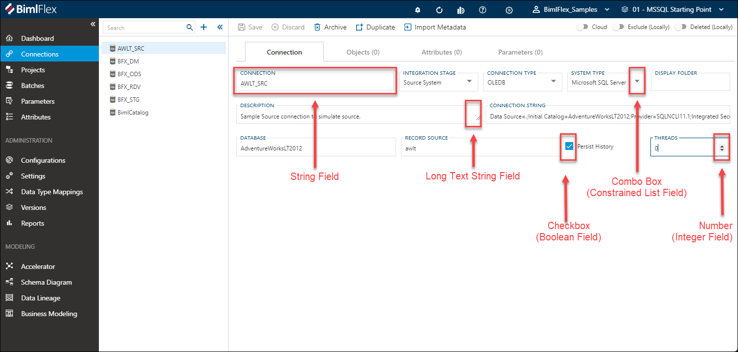 Fields Content Fields Content