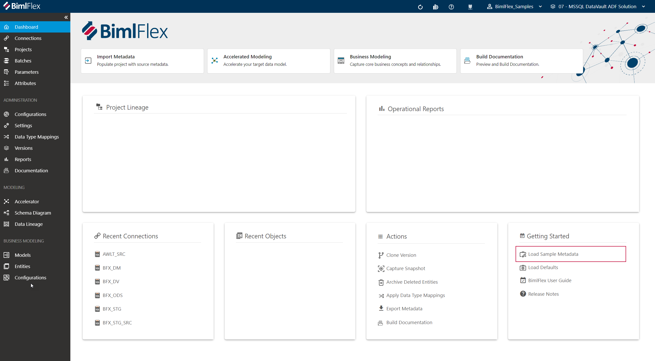 BimlFlex ApplicationSetup Pane BimlFlex ApplicationSetup Pane
