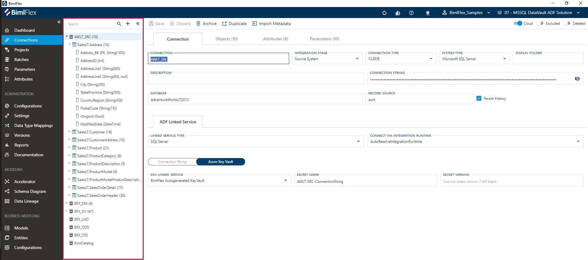 BimlFlex Treeview BimlFlex Treeview