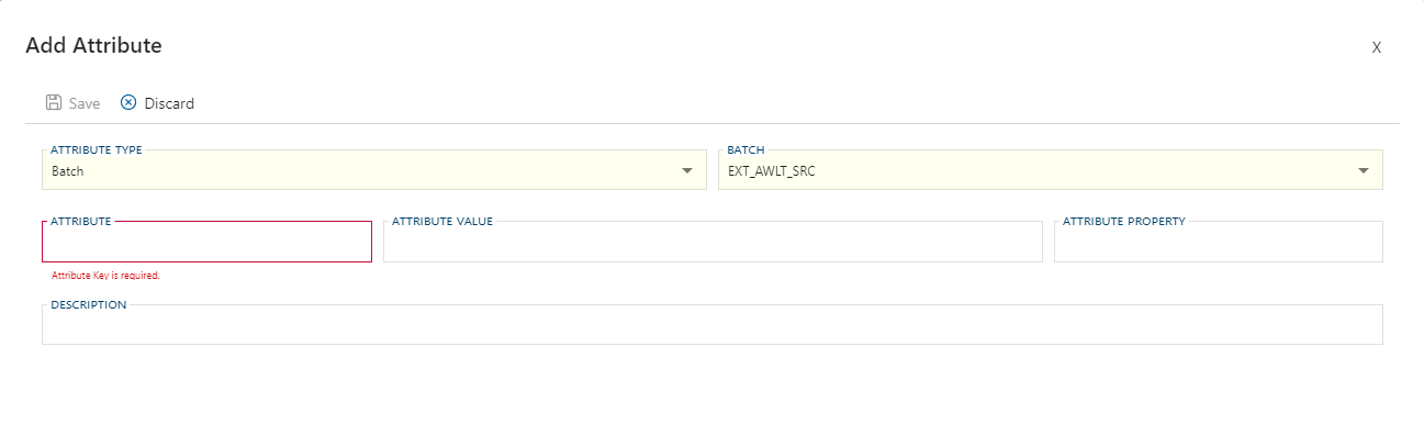 Add Attribute Dialog