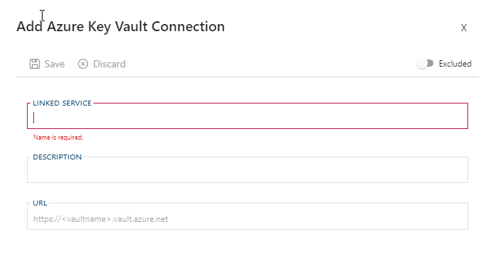 Add an Azure Key Vault Add an Azure Key Vault