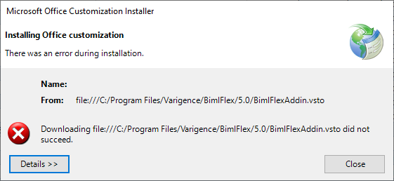 Open BimlFlex.xlsx error Open BimlFlex.xlsx error