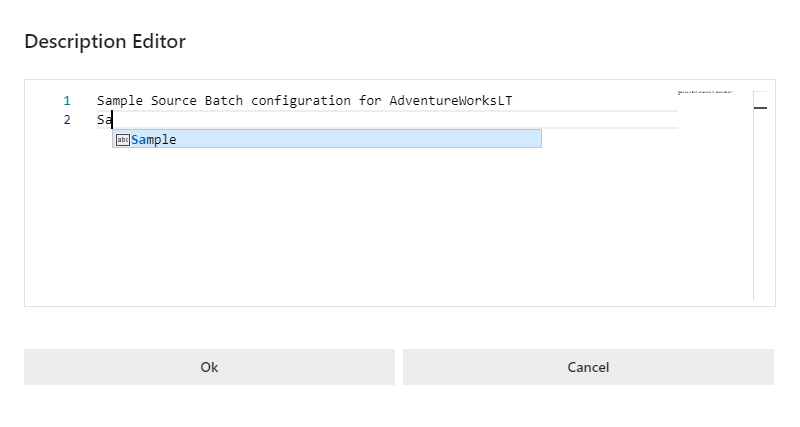 Editor Dialog Editor Dialog