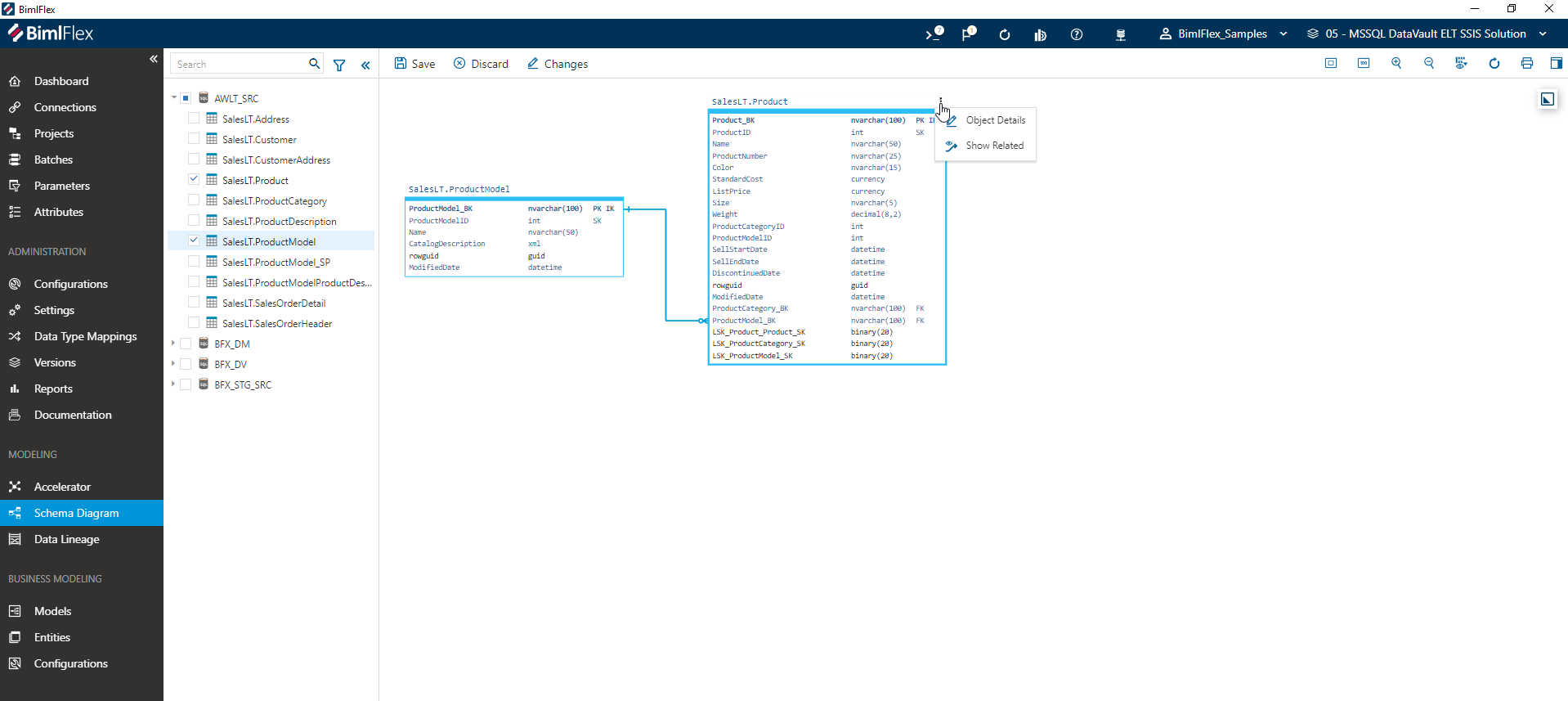 Object Actions in the Schema Diagram Designer Object Actions in the Schema Diagram Designer