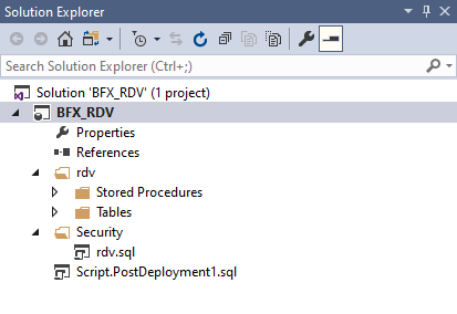Visual Studio Solution Explorer Visual Studio Solution Explorer